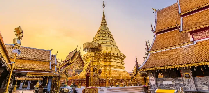 Goldener Tempel Wat Phra That Doi Suthep - Chanawin - © Chanawin / Adobe.com